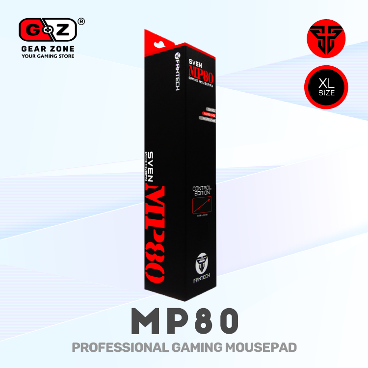 Tapis Gamer XL Fantech MP80 Mousepad - Clavier Gamer - Setup Gaming - Gearzone.ma | N°1 du Gaming au Maroc