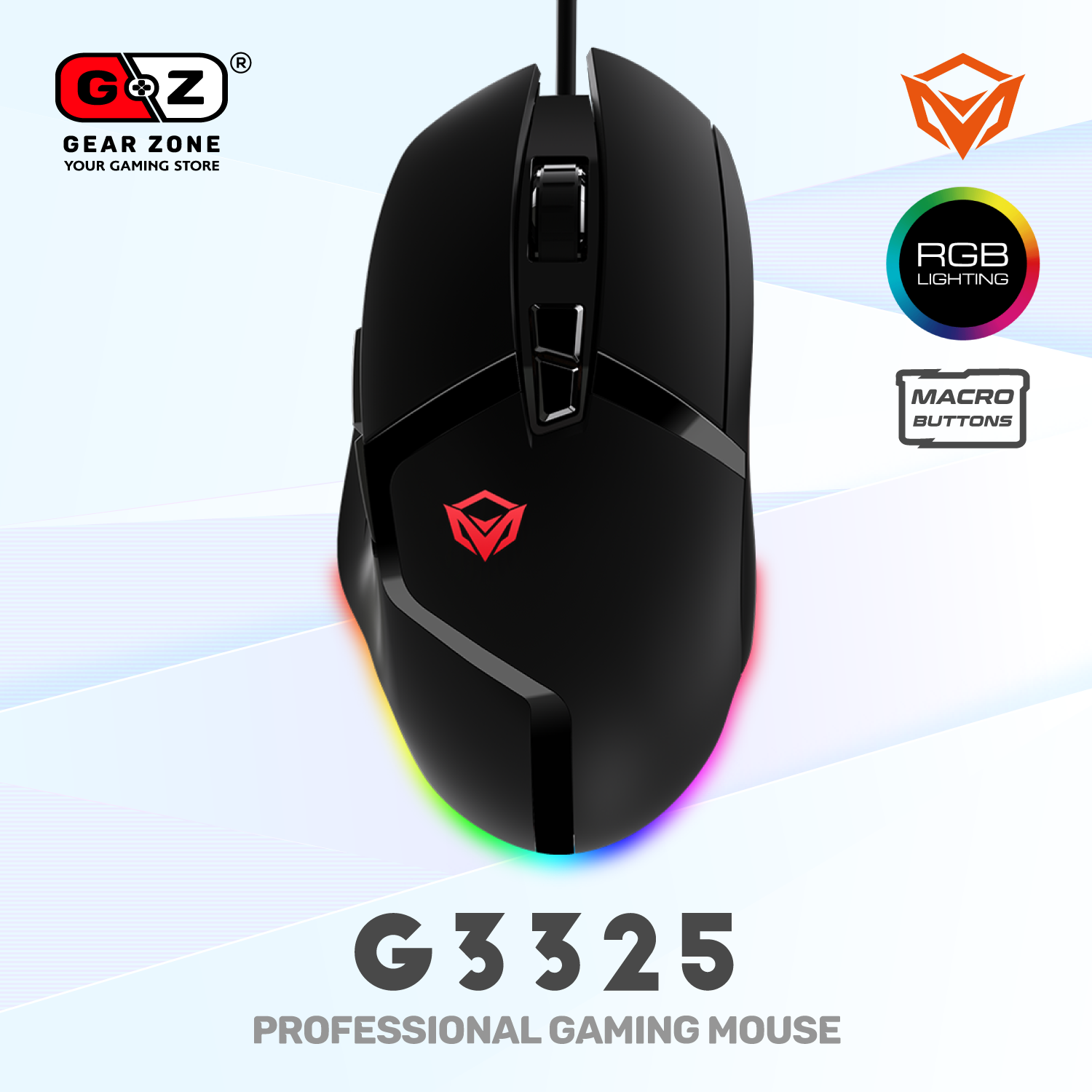 Souris Gamer MeeTion G3325 Gaming Mouse - Souris Gamer - Setup Gaming - Gearzone.ma | N°1 du Gaming au Maroc