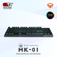 RGB Clavier Mécanique Blue Switch MeeTion MK01 - Clavier Mécanique - Setup Gaming - Gearzone.ma | N°1 du Gaming au Maroc