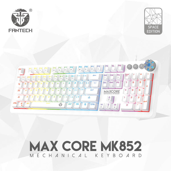 Space Edition blanc : Clavier mécanique Fantech MK852 Max Core Space Edition (blanc)