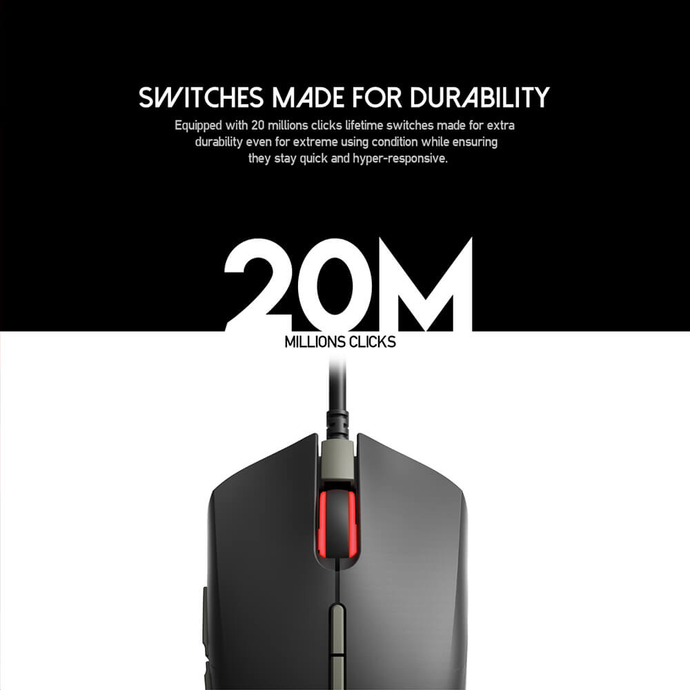 Switchs garantis 20 millions de clics, Fantech X17 Blake