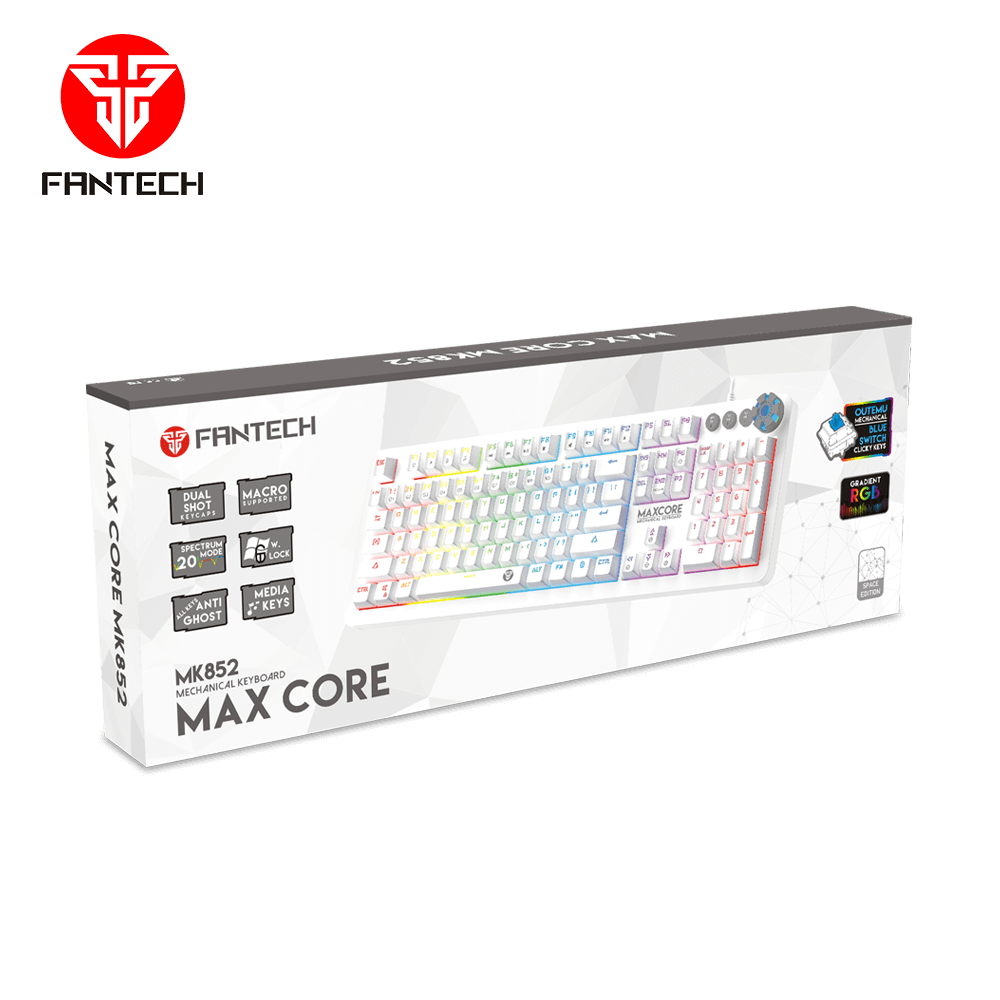 Boîte du clavier mécanique Fantech MK852 Max Core Space Edition