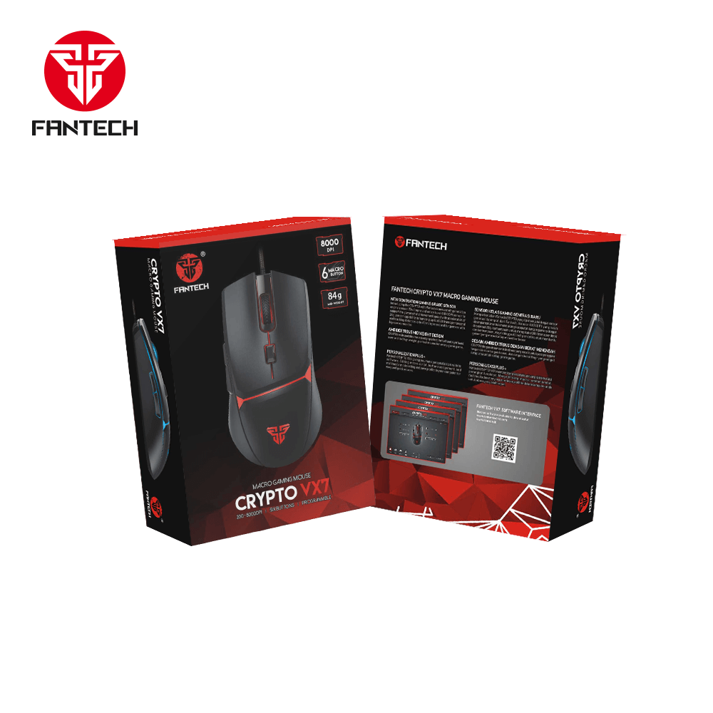 Souris Gamer FANTECH VX7 Gaming Mouse - Souris Gamer - Setup Gaming - Gearzone.ma | N°1 du Gaming au Maroc