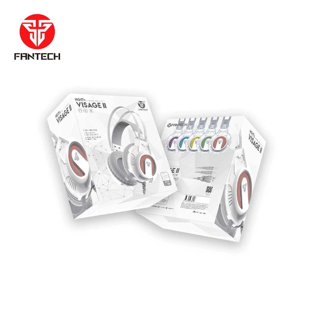Boîte blanche du casque Fantech HG17s Visage II Space Edition