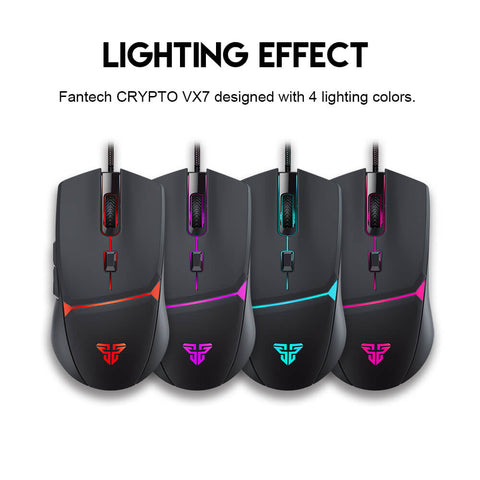 Souris Gamer FANTECH VX7 Space Edition - Souris Gamer - Setup Gaming - Gearzone.ma | N°1 du Gaming au Maroc