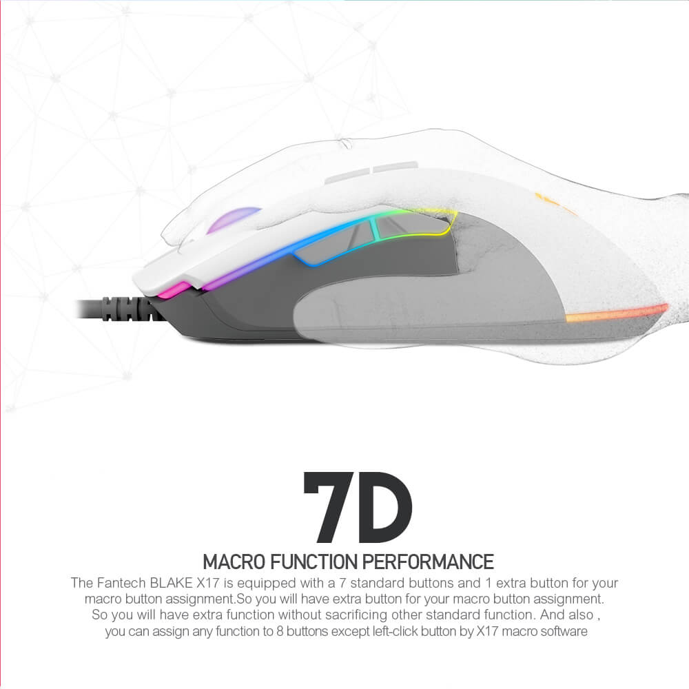 Souris Gamer FANTECH X17 Space Edition - Souris Gamer - Setup Gaming - Gearzone.ma | N°1 du Gaming au Maroc