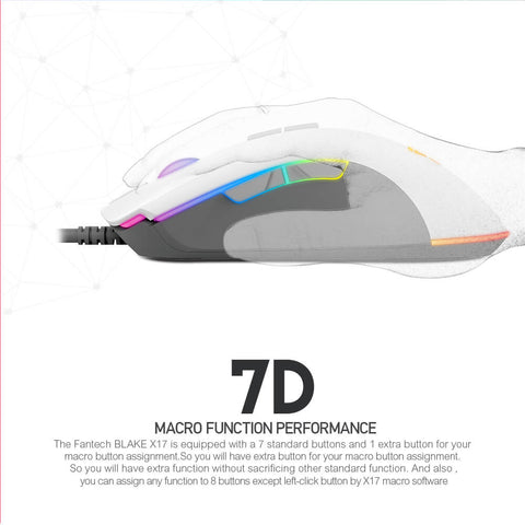 Souris Gamer FANTECH X17 Space Edition - Souris Gamer - Setup Gaming - Gearzone.ma | N°1 du Gaming au Maroc