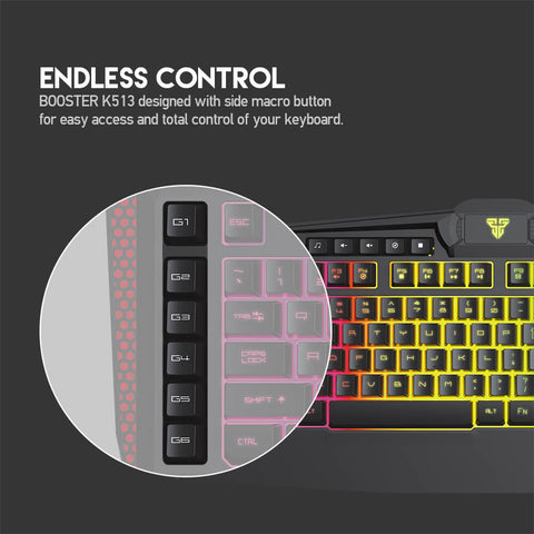 RGB Clavier Gamer FANTECH K513 Gaming Keyboard - Clavier Gamer - Setup Gaming - Gearzone.ma | N°1 du Gaming au Maroc