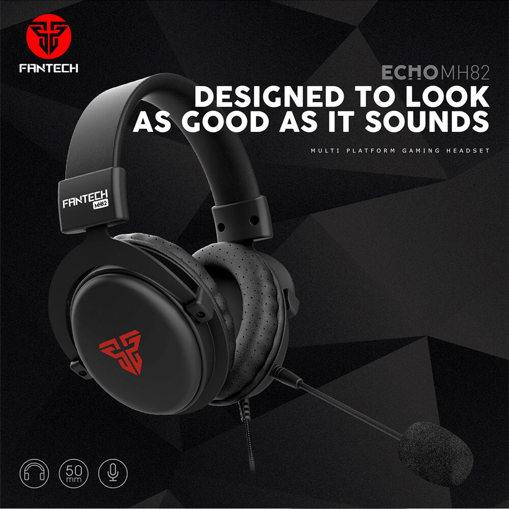 Casque Gamer FANTECH MH82 Gaming Headset - Casque Gamer - Setup Gaming - Gearzone.ma | N°1 du Gaming au Maroc