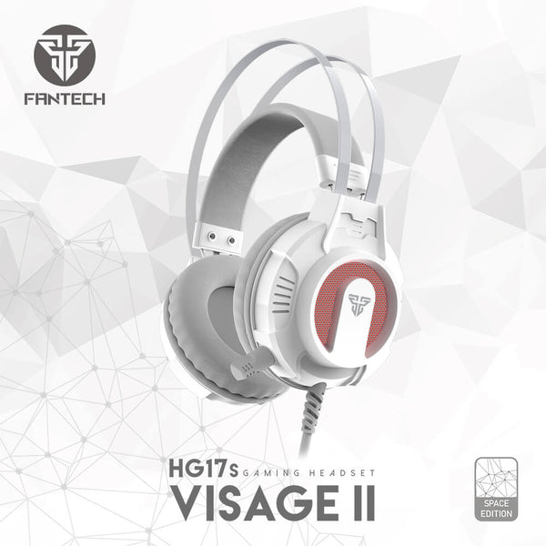Casque gamer Fantech HG17s Visage II Space Edition blanc