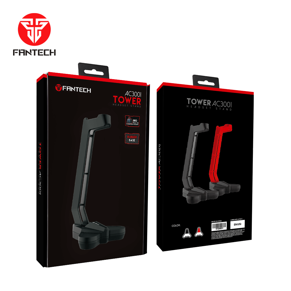 FANTECH AC3001 Red Gaming Headset/Headphone Stand - Casque Gamer - Setup Gaming - Gearzone.ma | N°1 du Gaming au Maroc