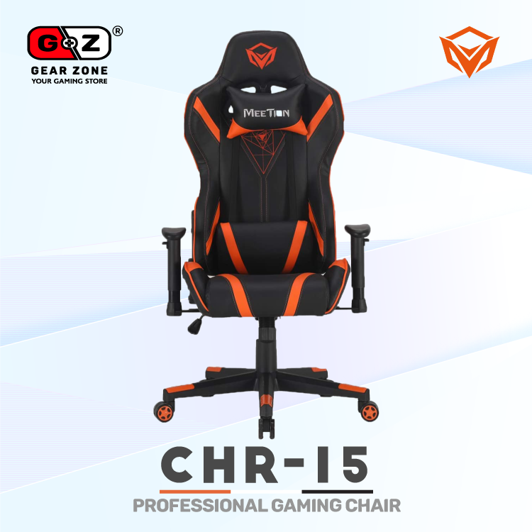 Chaise Gamer MeeTion Black 180 ° Adjustable Backrest- Gaming Chair - Setup Gaming - Gearzone.ma | N°1 du Gaming au Maroc
