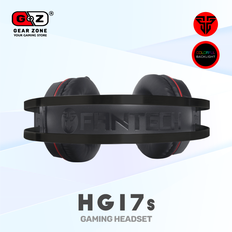 Arceau du casque gamer Fantech HG17s Visage II vu de dessus