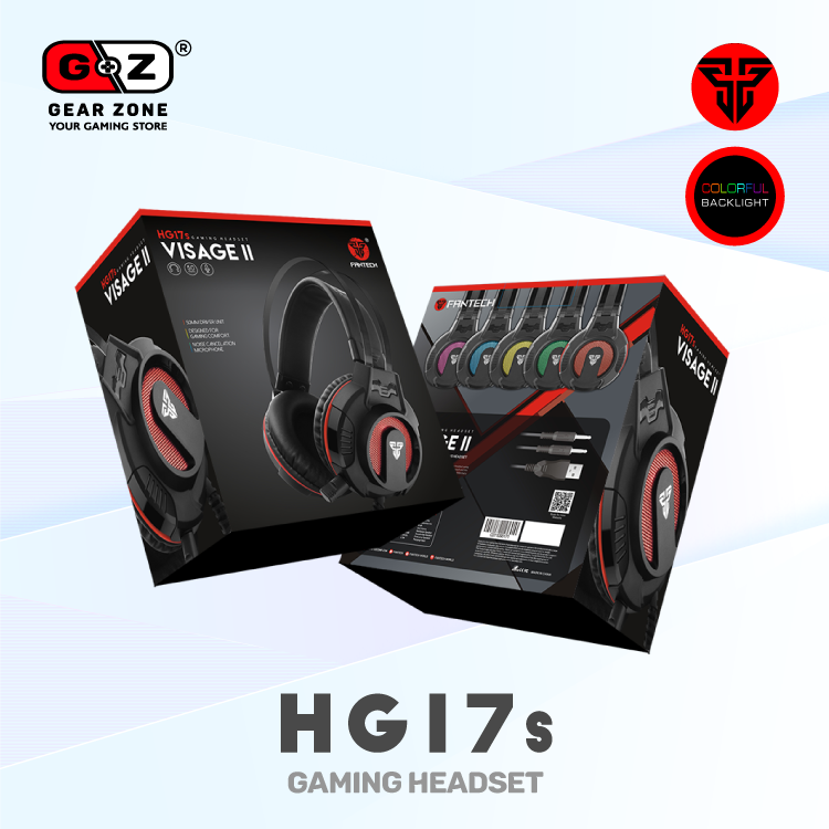 Boîte du casque gamer Fantech HG17s Visage II