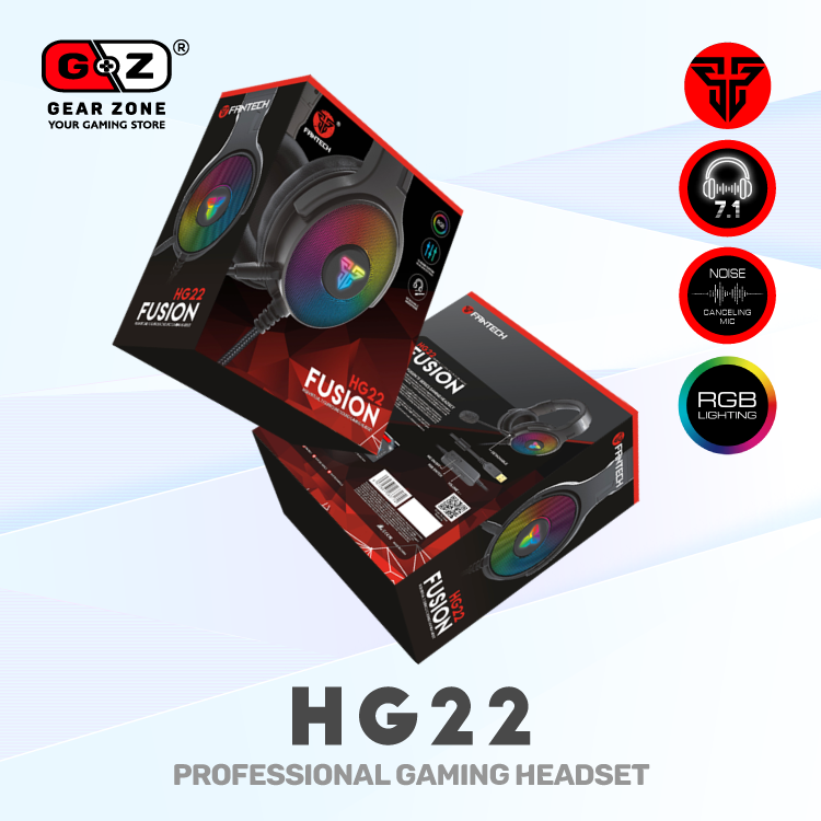 Boîte du casque gamer Fantech HG22 Fusion 7.1