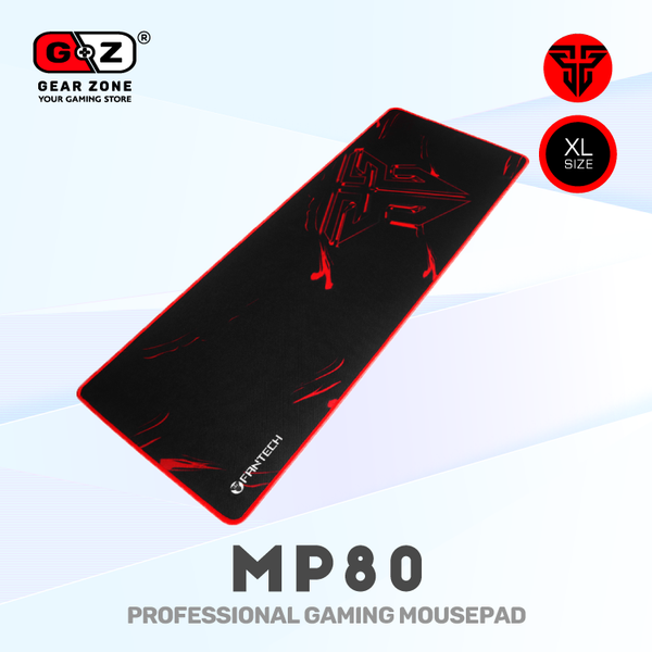 Tapis de bureau Fantech MP80 Sven 800 × 300 mm vu en perspective