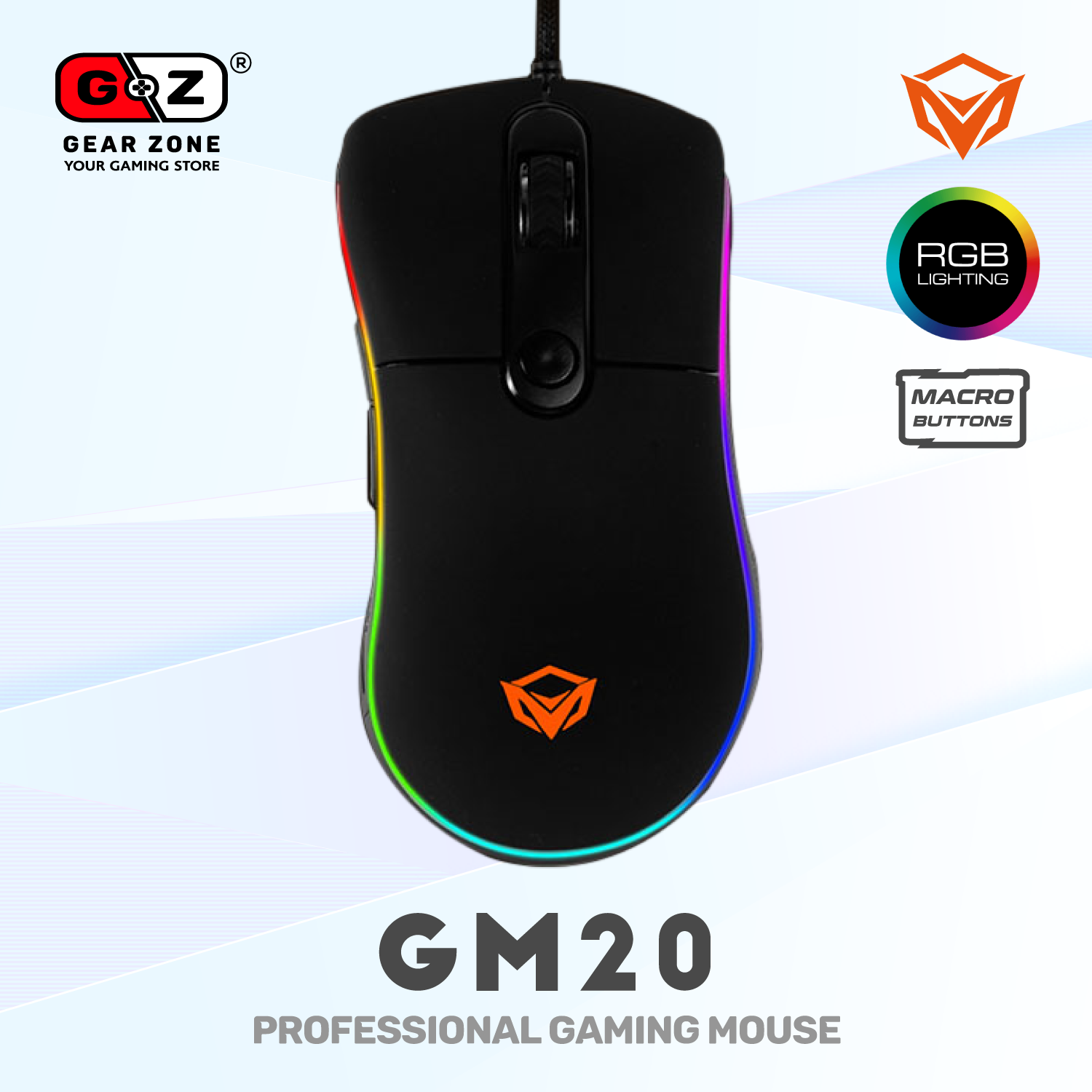 Souris Gamer MeeTion GM20 Gaming Mouse - Souris Gamer - Setup Gaming - Gearzone.ma | N°1 du Gaming au Maroc