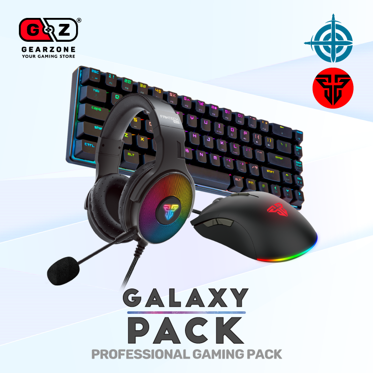 Galaxy Pack gaming : casque Fantech HG22, clavier Magic Refiner MK14 et souris Fantech X17 Image principale du produit