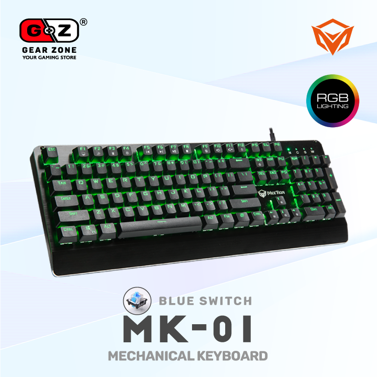 RGB Clavier Mécanique Blue Switch MeeTion MK01 - Clavier Mécanique Image secondaire du produit