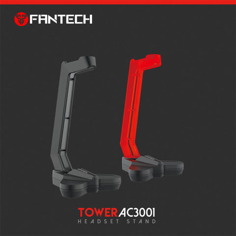 FANTECH AC3001 Red Gaming Headset/Headphone Stand - Casque Gamer - Setup Gaming - Gearzone.ma | N°1 du Gaming au Maroc