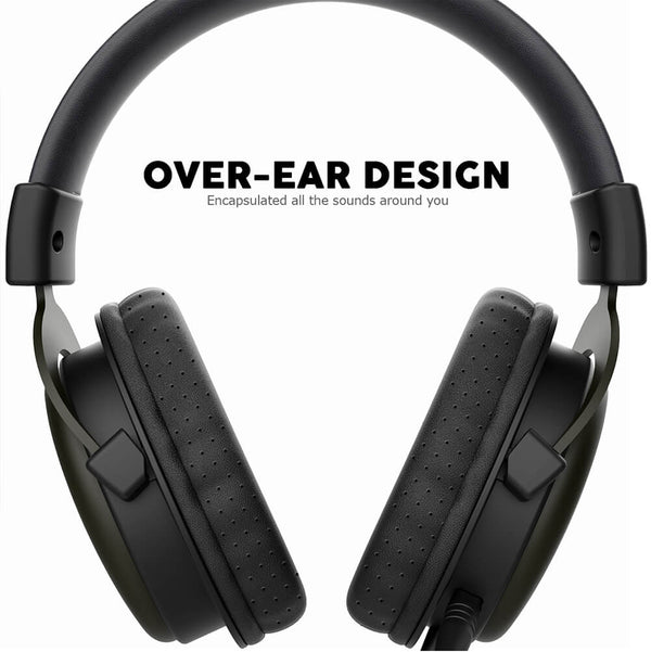 Coussinets circum-auriculaires du casque Fantech MH82 Echo vus de face