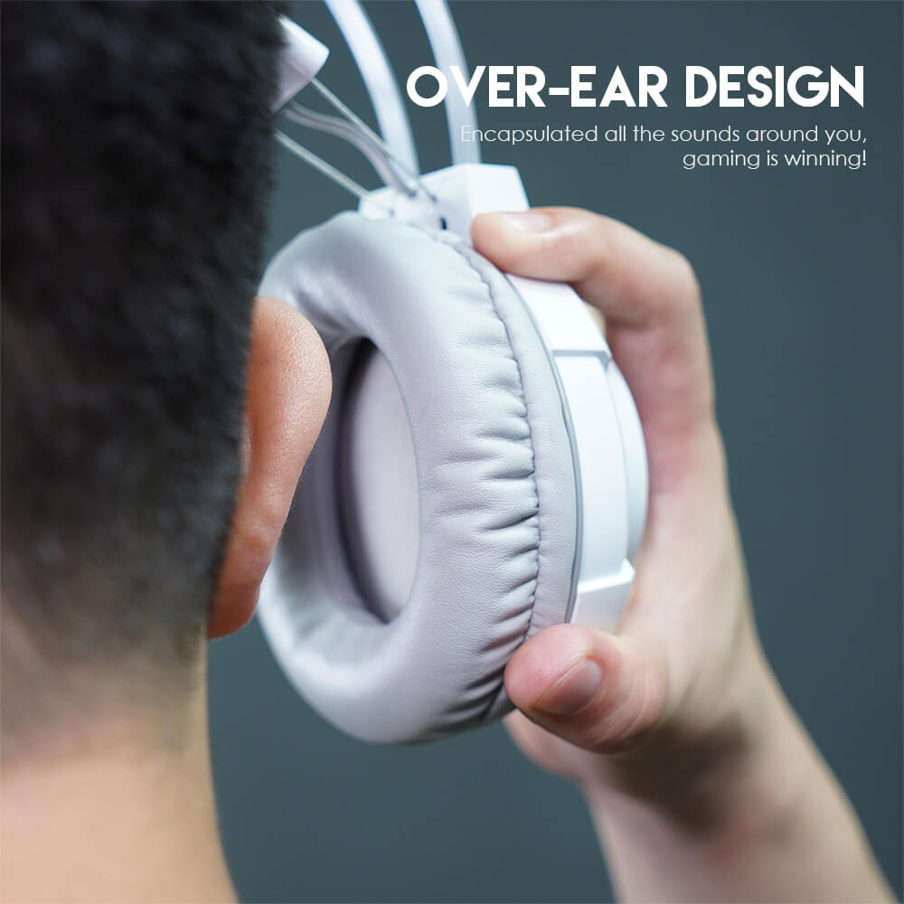 Coussinets circum-auriculaires du casque Fantech HG17s Space Edition