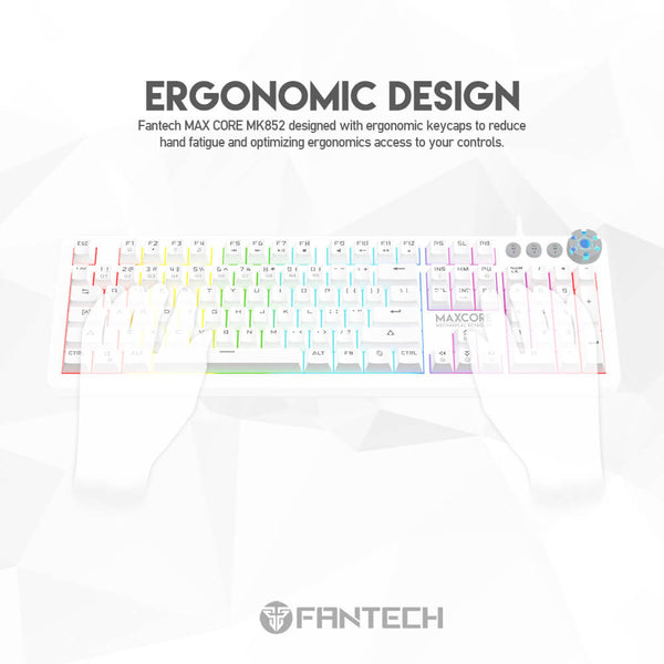 Keycaps ergonomiques du clavier Fantech MK852 Max Core Space Edition