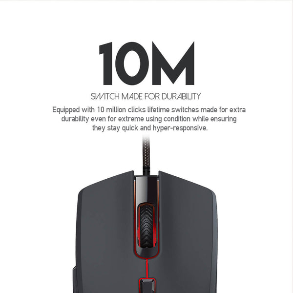 Switchs 10 millions de clics de la souris Fantech Crypto VX7